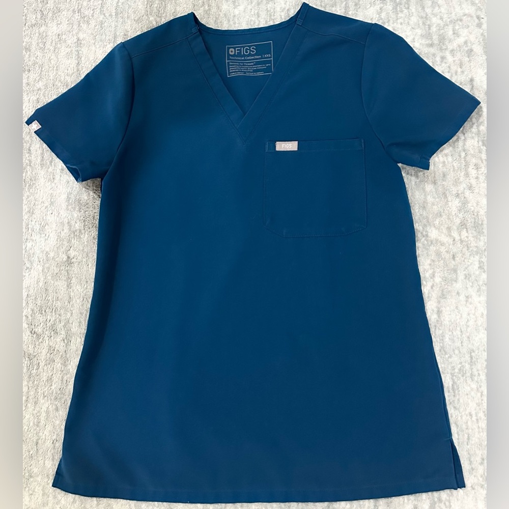 Figs Deep Reef Scrub Top ONLY